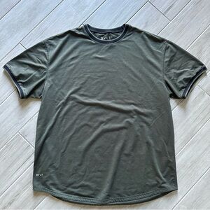 BYLT Men’s Shirt XXXL Ringer Green Premium Basics Signature Exercise Casual